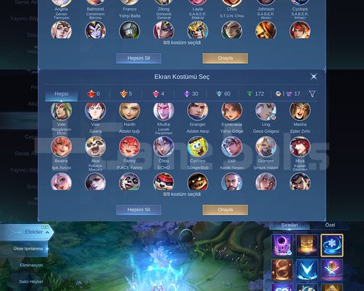 2 EPİC BASELİ CHOU HERO GUS KOF TERTEMİZ HESAP