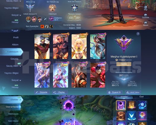 2 EPİC BASELİ CHOU HERO GUS KOF TERTEMİZ HESAP