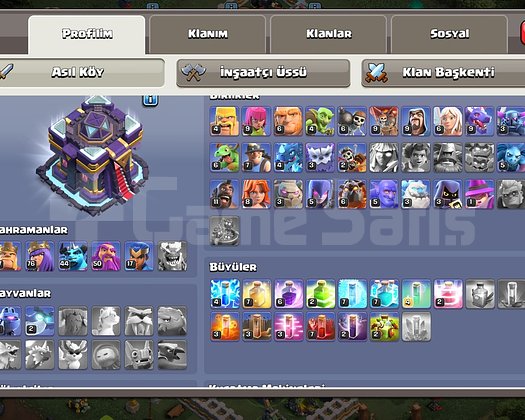 7 YILLIK CLASH OF CLANS HESABI EMEK