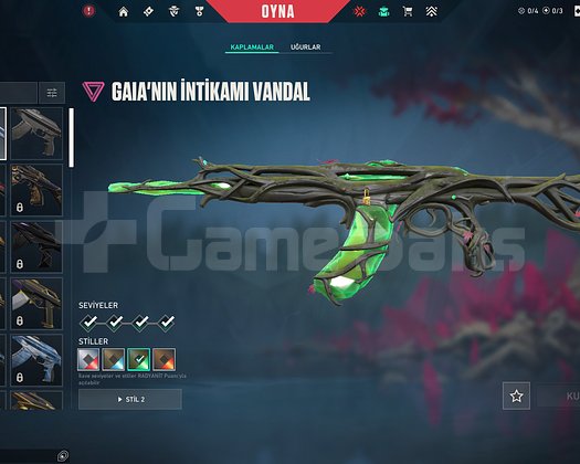 GAİANIN İNTİKAMI VANDALLI MAİNLEMELİK GÜZEL HESAP