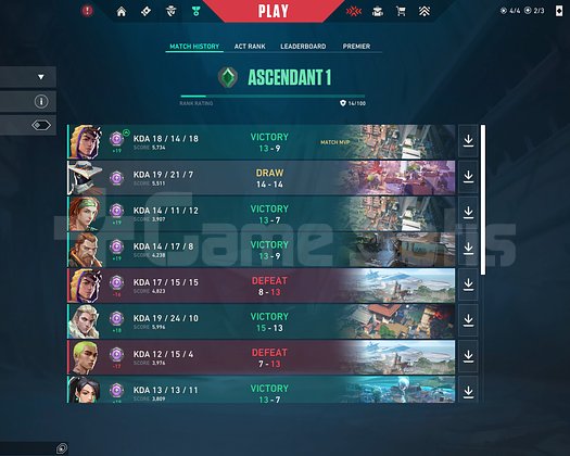 YÜCELİK 1 MAİNLEMLİK VALORANT + EU WEST LOL HESABI