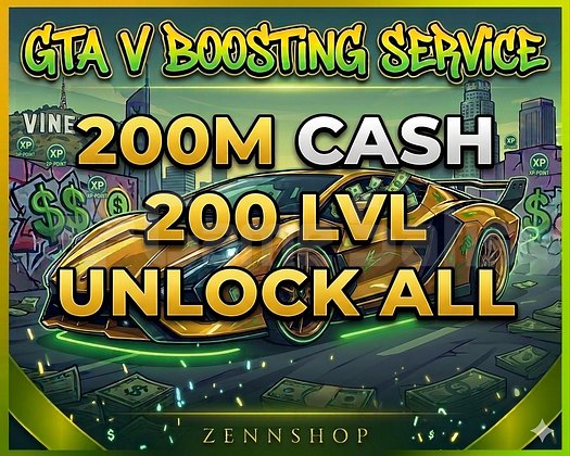 GTA V | BANSIZ 200M + 200LVL + UNLOCK