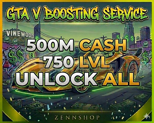 GTA V | BANSIZ 500M + 750LVL + UNLOCK