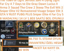 8 MADALYALI 14 LV GTA V RUST PUBG PLUS FAR CRY 5-4