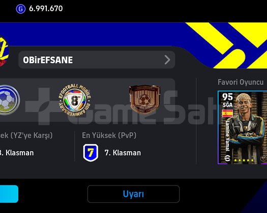 Ucuz yollu Efootball hesabı