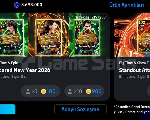 Ucuza paket açılmış hesap