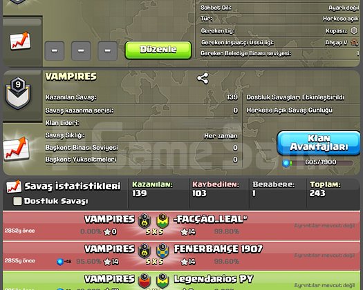 9 LVL MÜKEMMEL İSİMLİ KLAN