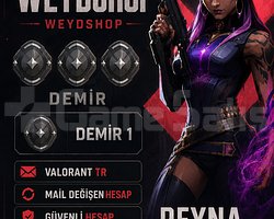 Valorant Demir 1 Hesap düşük mmrlı