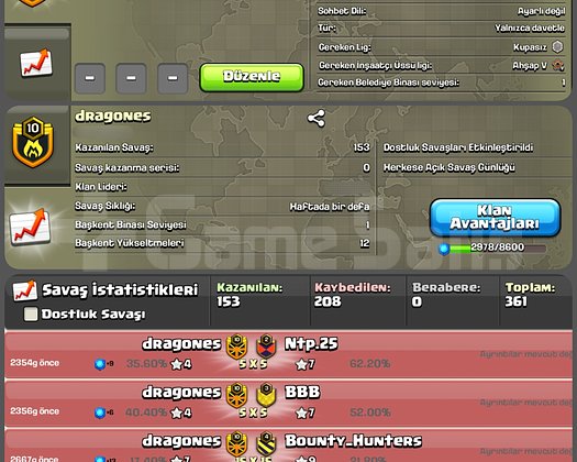 10 LVL MÜKEMMEL İSİMLİ KLAN