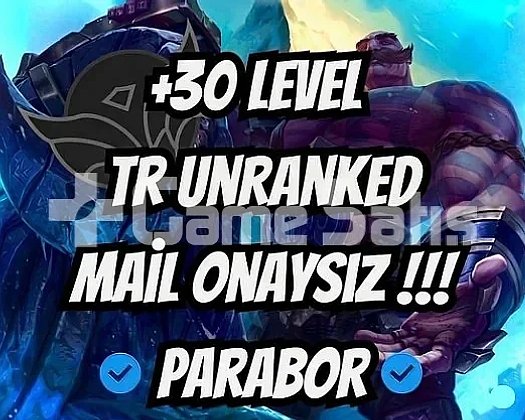 TR + UNRANKED + MAİL ONAYSIZ + HESAPLAR!