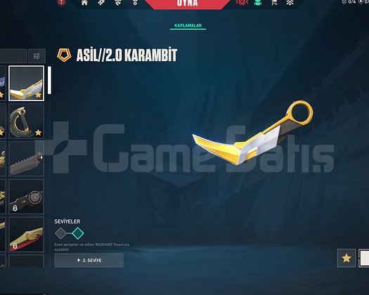 TR 50K ENV. ASİL KARAMBİT / KELEBEK KAOS VANDAL