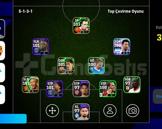 3097 Kadro Gücü  Uygun Fiyata eFootball Hesabı