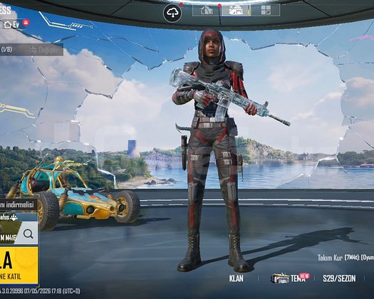 BUZ 4 SV KELEPİR PUBG HESAP !!