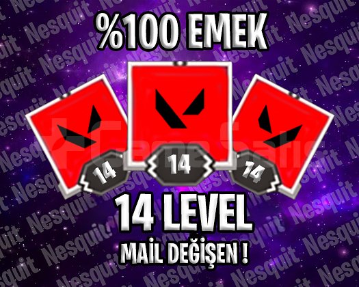 TR - 14 LEVEL - MAİL DEĞİŞEN - HESAPLAR!
