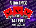 TR - 14 LEVEL - MAİL DEĞİŞEN - HESAPLAR!