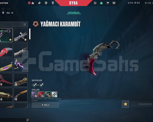 Muhteşem bol skinli hesap görsellere sığmadı