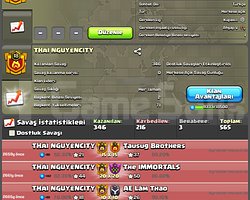 18 LVL KRİSTAL 1 LİGLİ KLAN