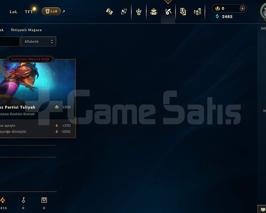 LOL UNRANKED TAMAMEN HANDMADE EBEDİ KOSTÜMLÜ HESAP