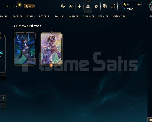 LOL UNRANKED TAMAMEN HANDMADE EBEDİ KOSTÜMLÜ HESAP
