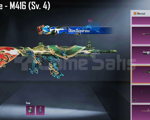 Spor araç xsut 4svy M4 67 LVL ID kartlı tek mail