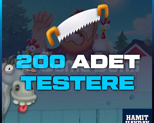 200 ADET TESTERE