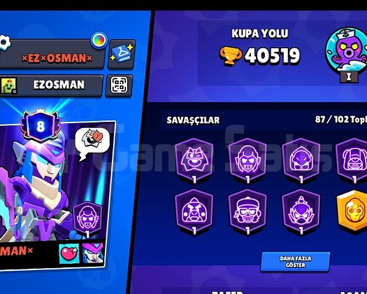 87 KARAKTER 40K KUPA!!