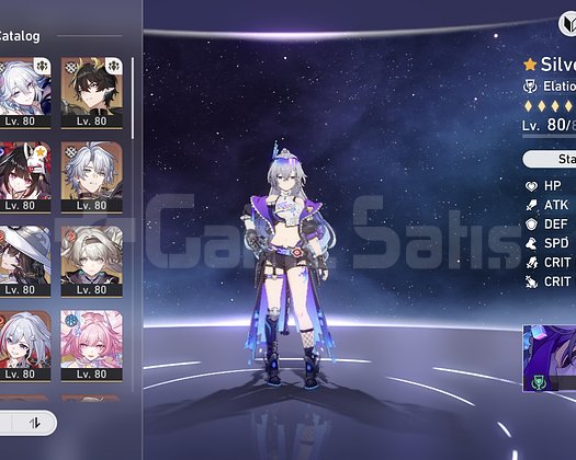 50*5 Karakter / 26*5 Light Cone Eng Game Hesap
