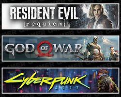 Resident Evil Requiem + God Of War + Cyberpunk