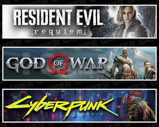Resident Evil Requiem + God Of War + Cyberpunk