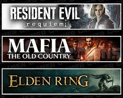 Resident Evil Requiem + Mafia + Elden Ring