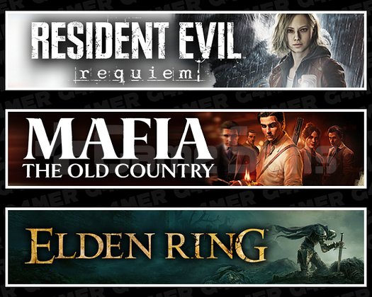 Resident Evil Requiem + Mafia + Elden Ring