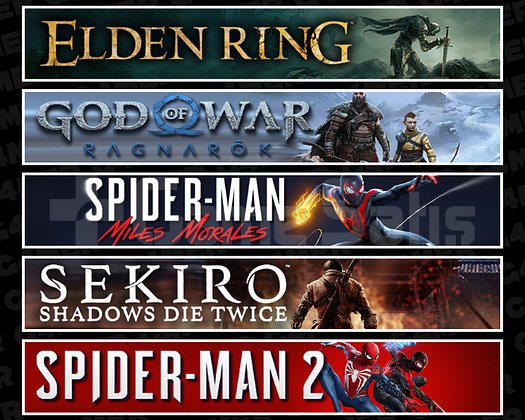 Elden + Ragnarök + Miles + Sekiro + Spider 2