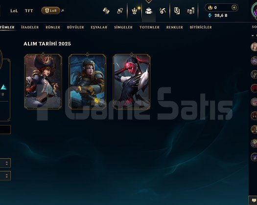 Lol Tr dereceli oynanmamış hesap