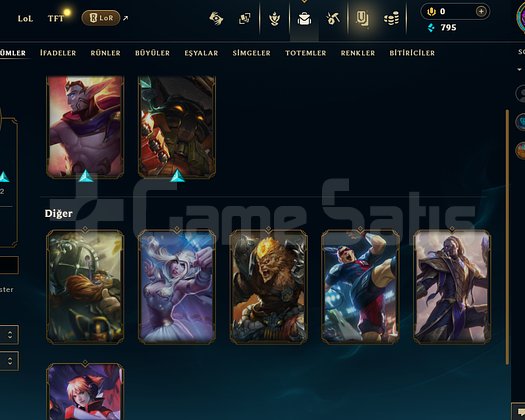 EUW 61LVL UNRANKED HESAP KOSTUMLER GORSELDE