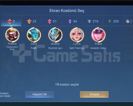 küresel hesap dopdolu 6 legend +++