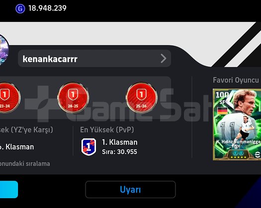 Oyunun sefiri
