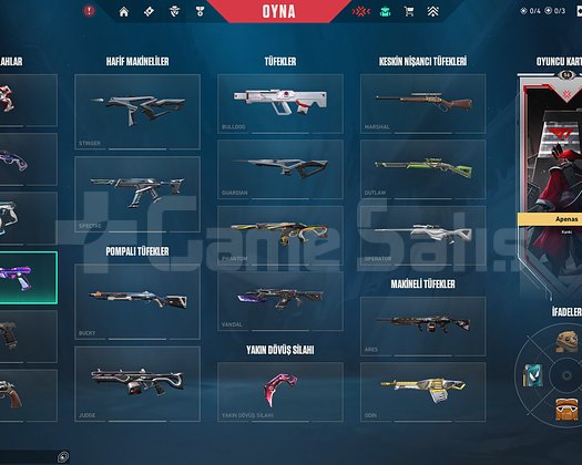 VCT KARAMBİT, CHAMP 24, 10 VANDAL , 10 BIÇAK HESAP