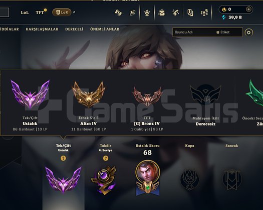 EUW MASTER 60 WR HESAP
