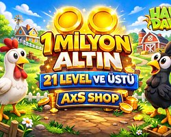 +21 Level 1 Milyon Altın ANINDA TESLİMAT