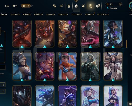TR + 261 LVL + 112 KOSTÜM +172 HERO+ GÜMÜŞ 1+MAİL!