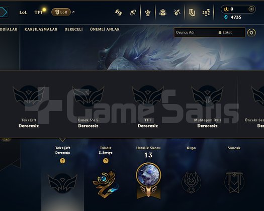 EUW UNRANKED FRESH HESAP