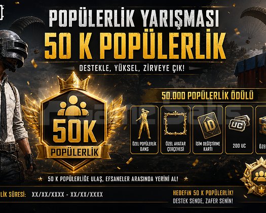 50 K POP UCUZ ANINDA TESLİMAT