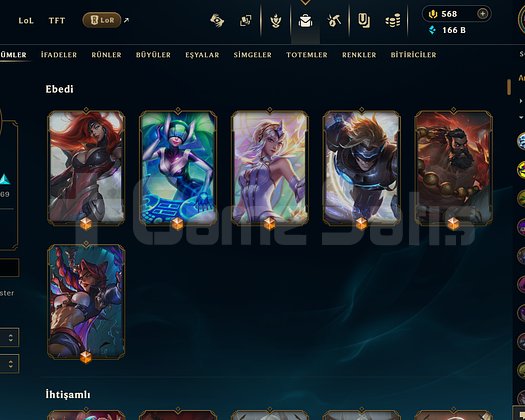 TR 742 LVL 376 SKİN 6 EBEDİ EFSANELER ÖTESİ