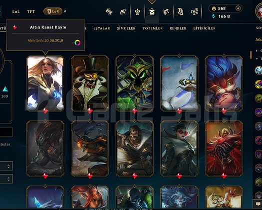 TR 742 LVL 376 SKİN 6 EBEDİ EFSANELER ÖTESİ
