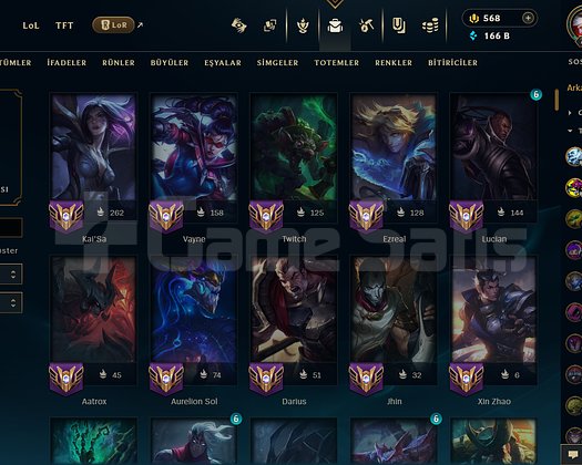 TR 742 LVL 376 SKİN 6 EBEDİ EFSANELER ÖTESİ