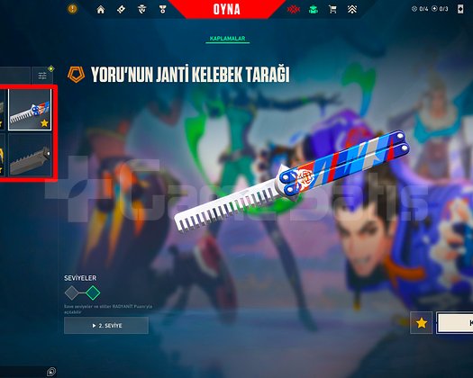 400 SEVİYE + KELEBEK + 4 BIÇAK + YAĞMACI / NEPTÜN!