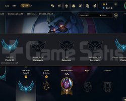 2022 Aged account Plat 3 54k mavi öz Ucuza!!!