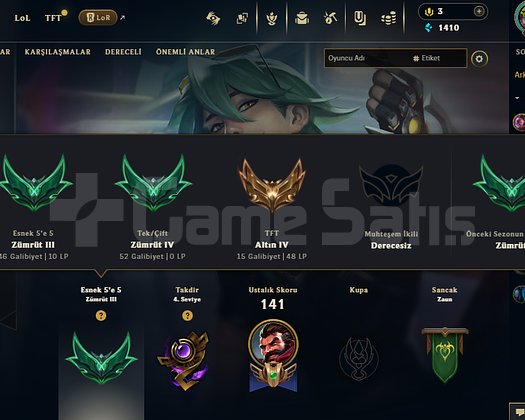 TR ZÜMRÜT HESAP FLEX +26 SOLOQ +23 LP GELİYOR