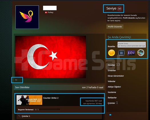 FACEİT+ 6 MADALYA 313 WİN 887 SAAT SEÇKİN