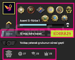 FACEİT+12 MADALYA 868 WİN 1916 SAAT SEÇKİN